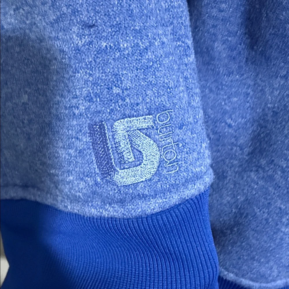 Burton Royal Blue Sleeveless Zip Hoodie Vest